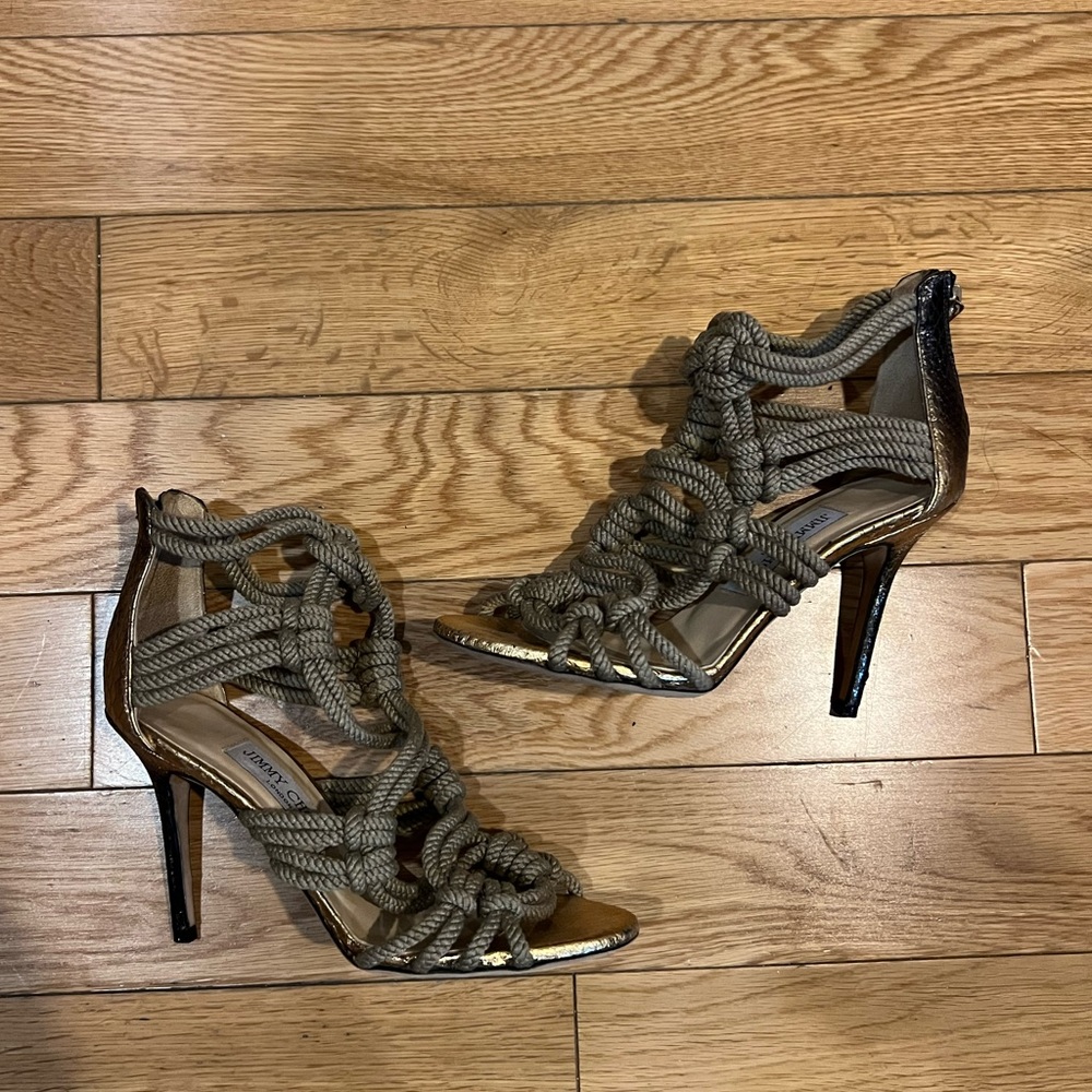 Jimmy Choo Rope Heels 37